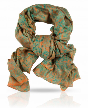 Палантин Женский SN-SKETCH/RUST.GREEN